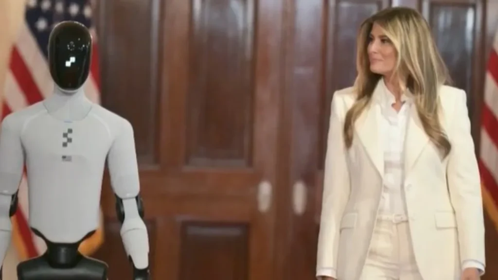 melania trump robot
