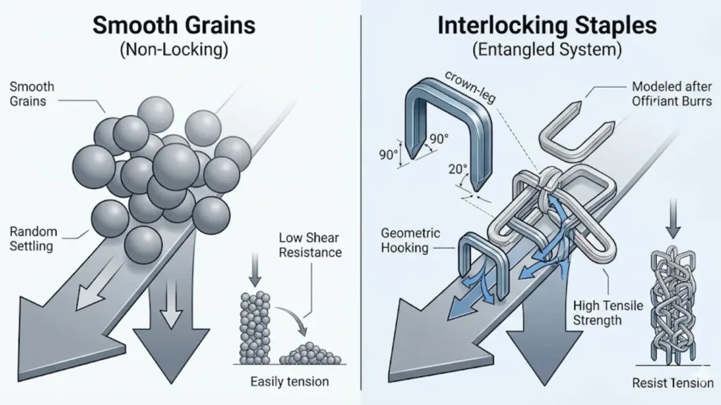 Shape-shifting entangled materials