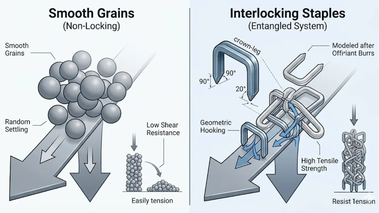 Shape-shifting entangled materials