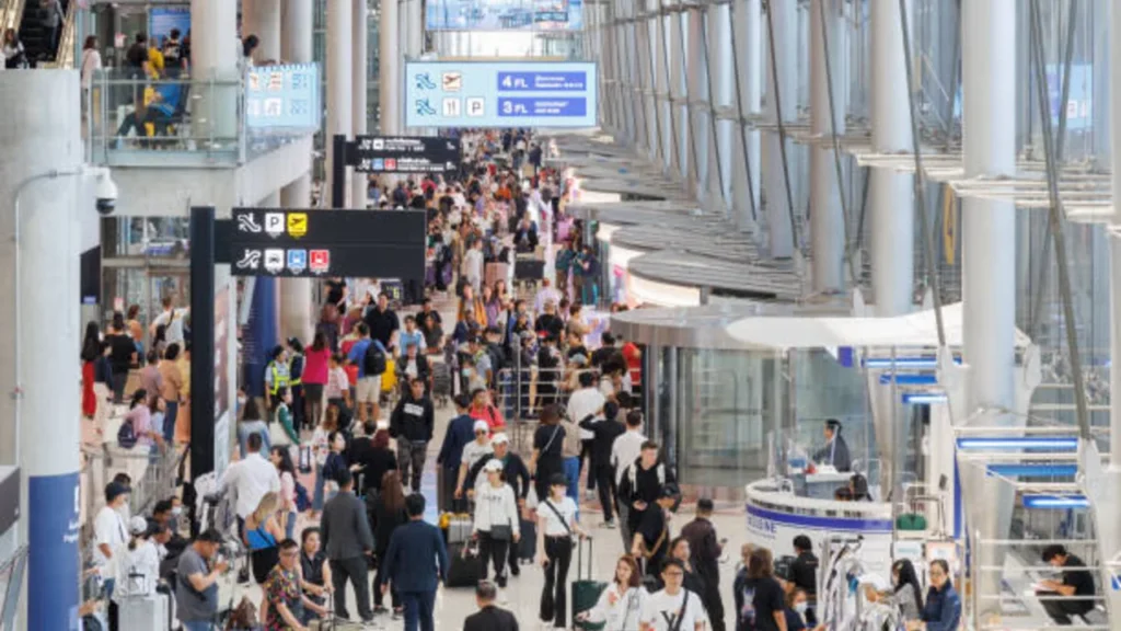 busy airport